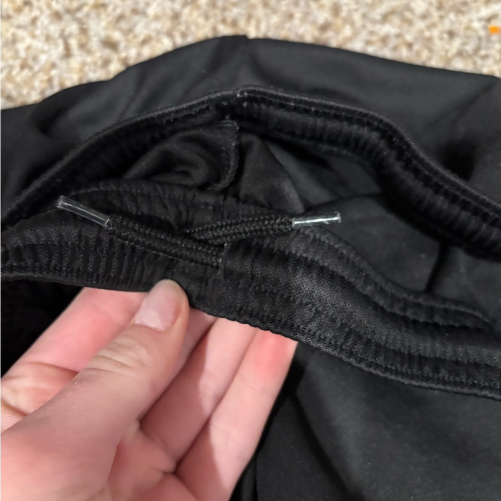 Adidas Boy’s Black and White AeroReady Athletic Shorts - Picture 4 of 5
